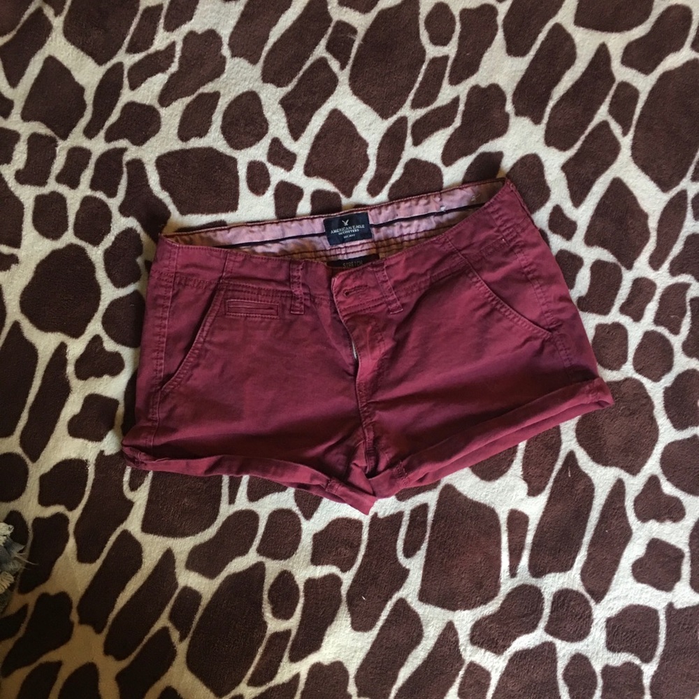 EUC American Eagle Midi Twill Shorts
